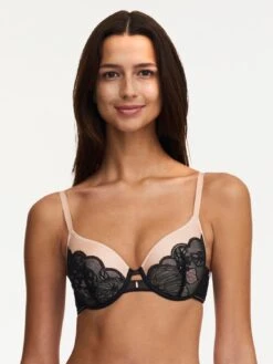 Chantelle MIDNIGHT FLOWERS T-Shirt BH 12 Chantelle MIDNIGHT FLOWERS T-Shirt BH -Unterwäsche Discounter C12N60 011 2