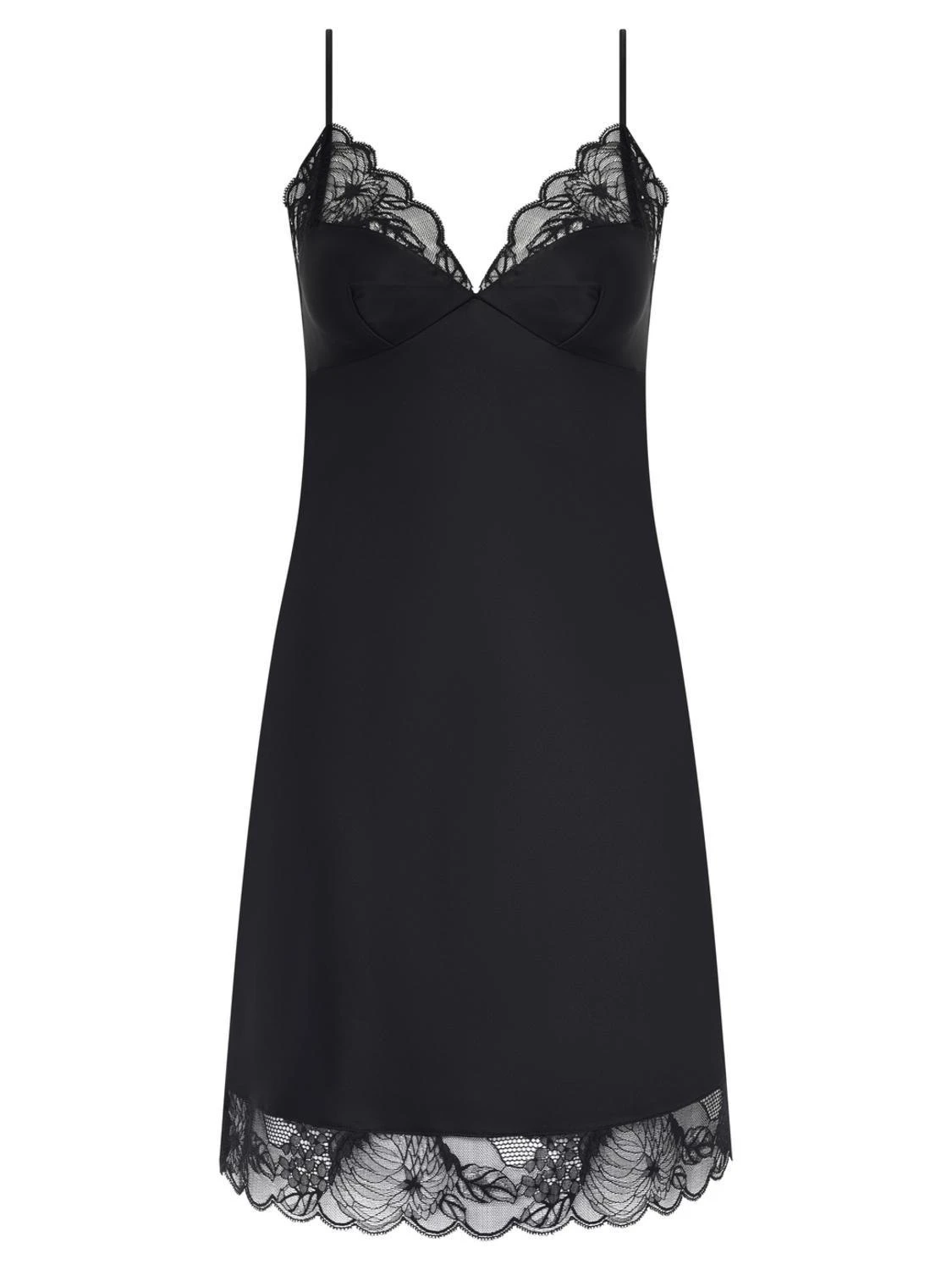 Chantelle MIDNIGHT FLOWERS Nachthemd 9 Chantelle MIDNIGHT FLOWERS Nachthemd – Bild 7