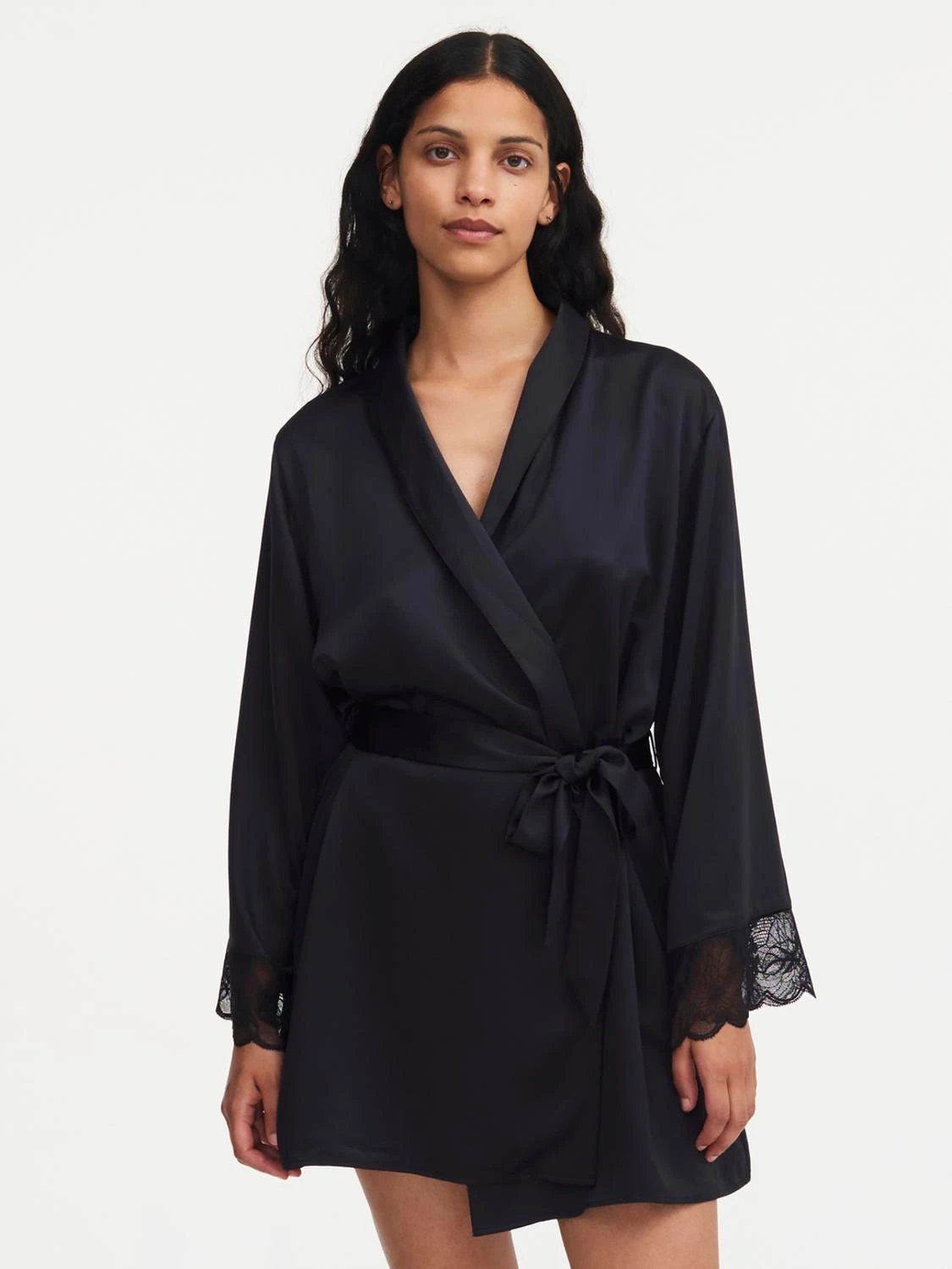 Chantelle MIDNIGHT FLOWERS Kimono 4 Chantelle MIDNIGHT FLOWERS Kimono – Bild 2