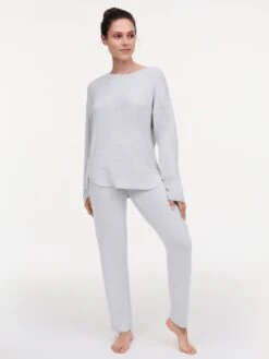 Passionata Guimauve T-Shirt, Langarm -Unterwäsche Discounter P5U120 07H 7